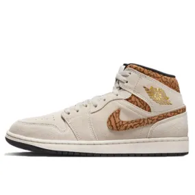 Air Jordan 1 Mid SE Brown Elephant
