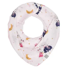 Bandana cache-cou réversible FAIRY rose - Sevira Kids