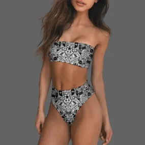 Bikini Têtes de mort design pour femme