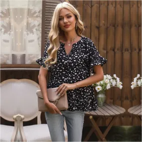 Blouse bohème imprimée
