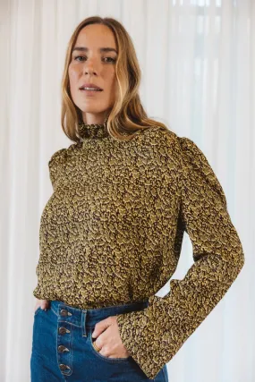 Blouse Givre imprimé néo léopard