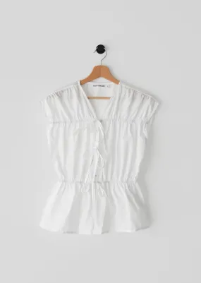 Blouse nœuds sans manches