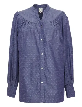 Blouse Ornella bleu denim
