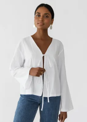 Blouse à nouer