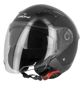 Casque moto jet - NOIR
