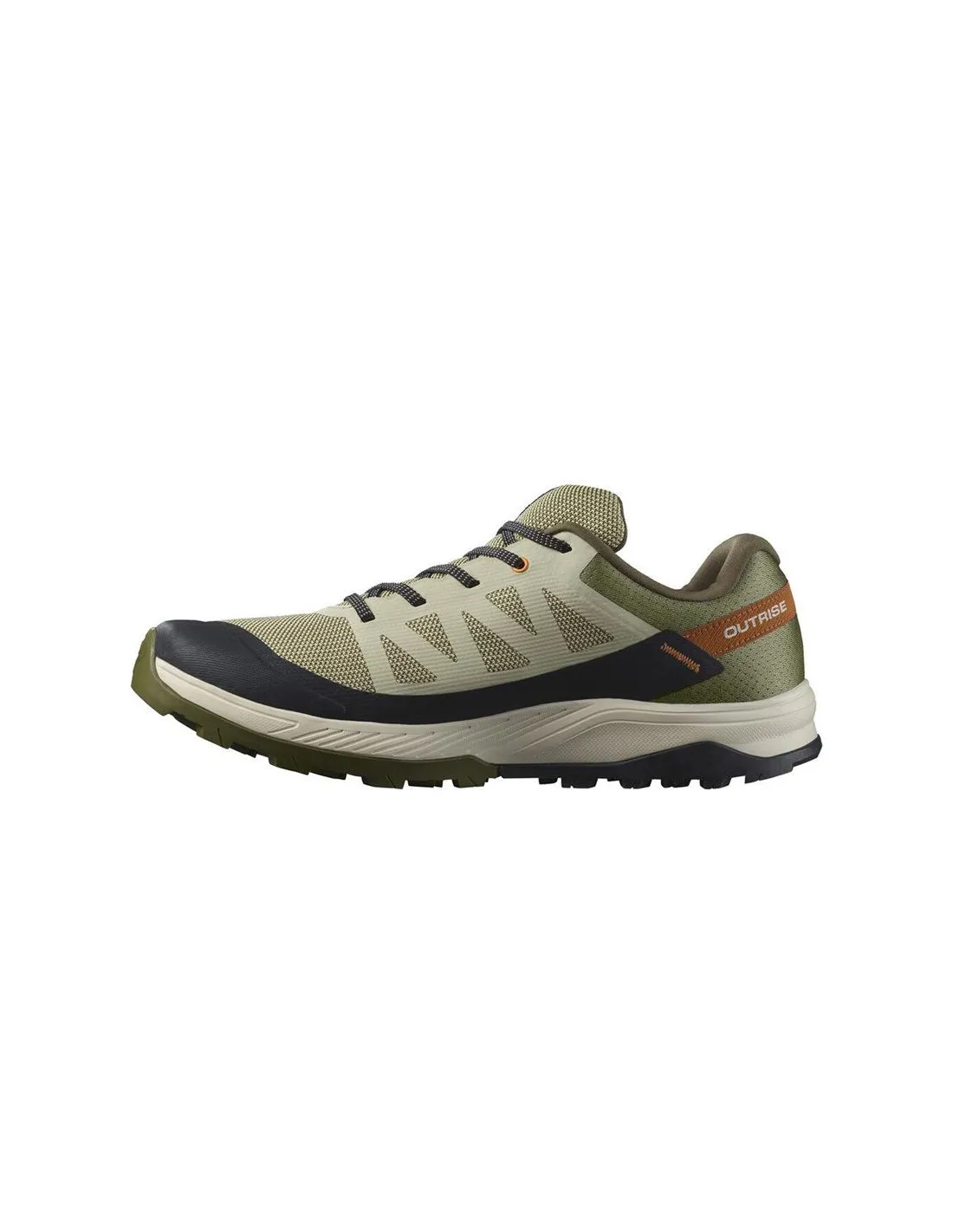 Chaussures de montagne Salomon Outrise Gore-Tex Vert/Brun Homme