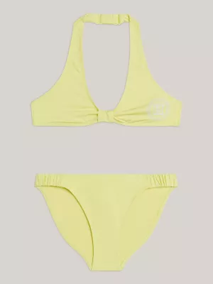 Ensemble bikini dos nu Hilfiger Monotype | Jaune | Tommy Hilfiger