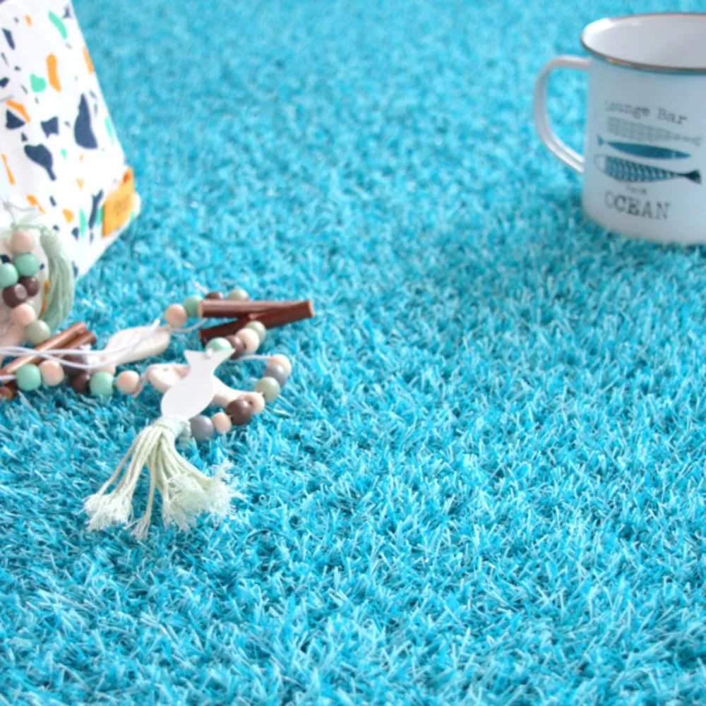 Gazon synthétique happy party couleur bleu classé feu - 20mm - rouleau de 4m x 21m
