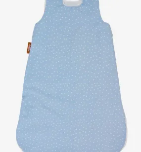 Gigoteuse Coton Bio motifs étoiles bleu - Kadolis