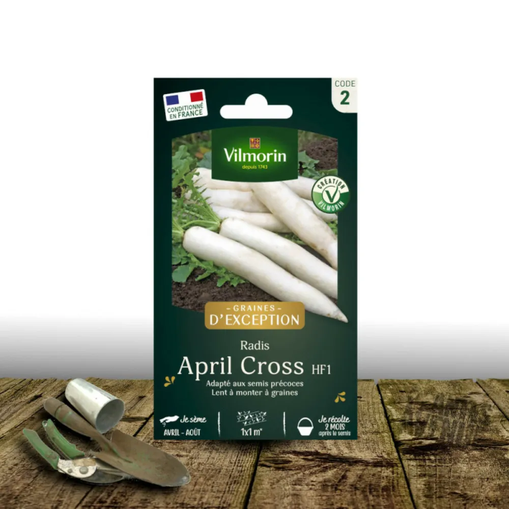 Graines de radis blanc japonais april cross hf1 - vilmorin/[-]sachet