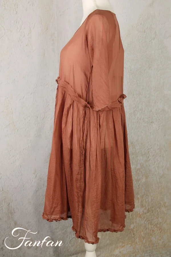 Les Ours Robe Teata Bois de rose
