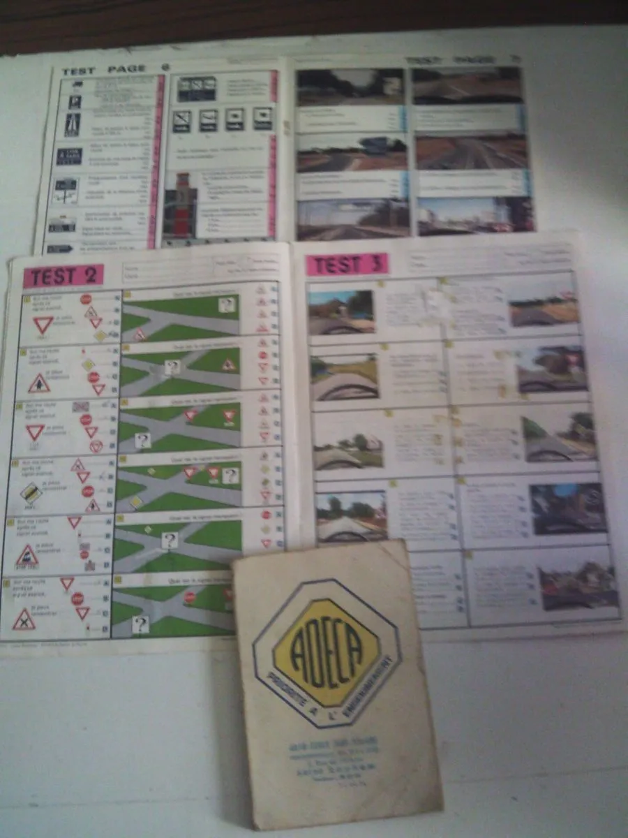 Lot de 3 livres code rousseau test code de la route exercice