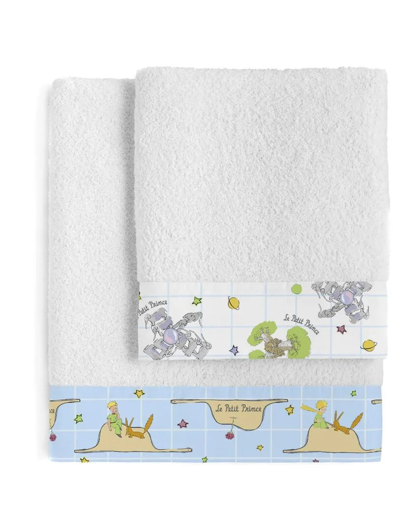 Lot de serviettes Imagination "Happyfriday" - Blanc