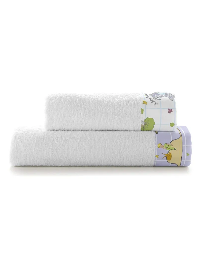 Lot de serviettes Imagination "Happyfriday" - Blanc