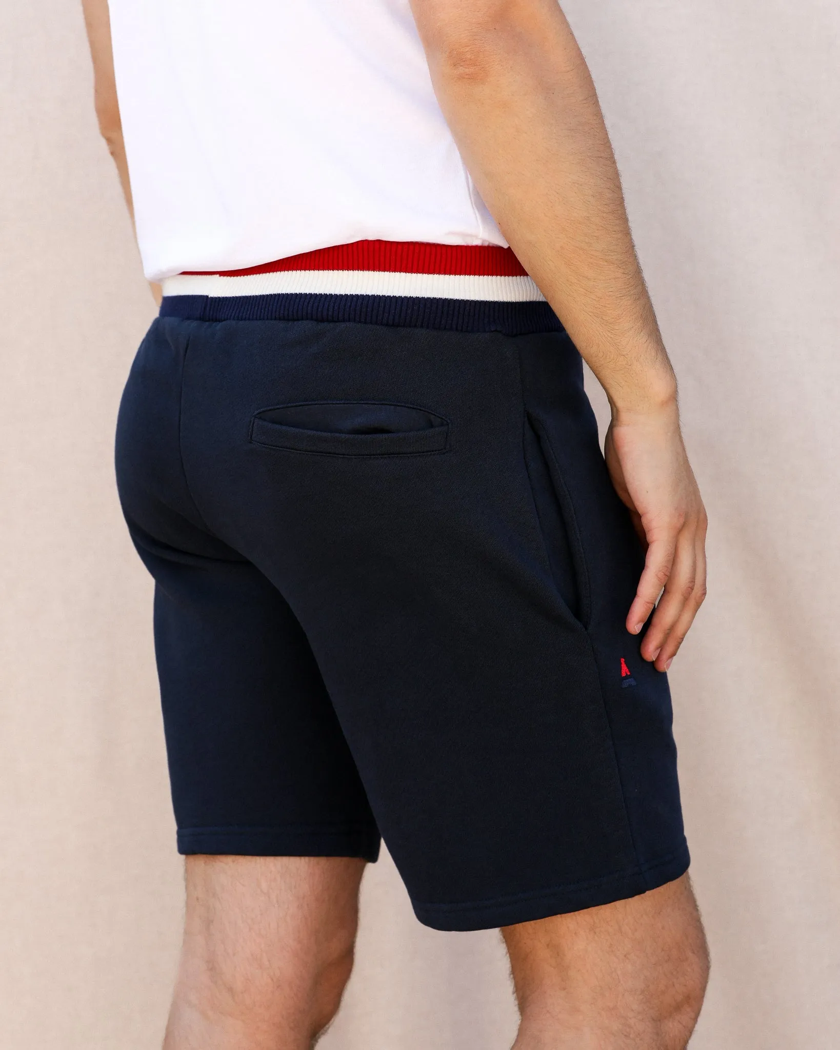 Men's navy blue shorts - Lucien