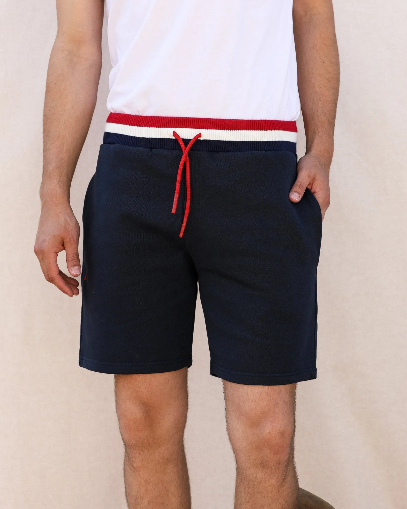Men's navy blue shorts - Lucien
