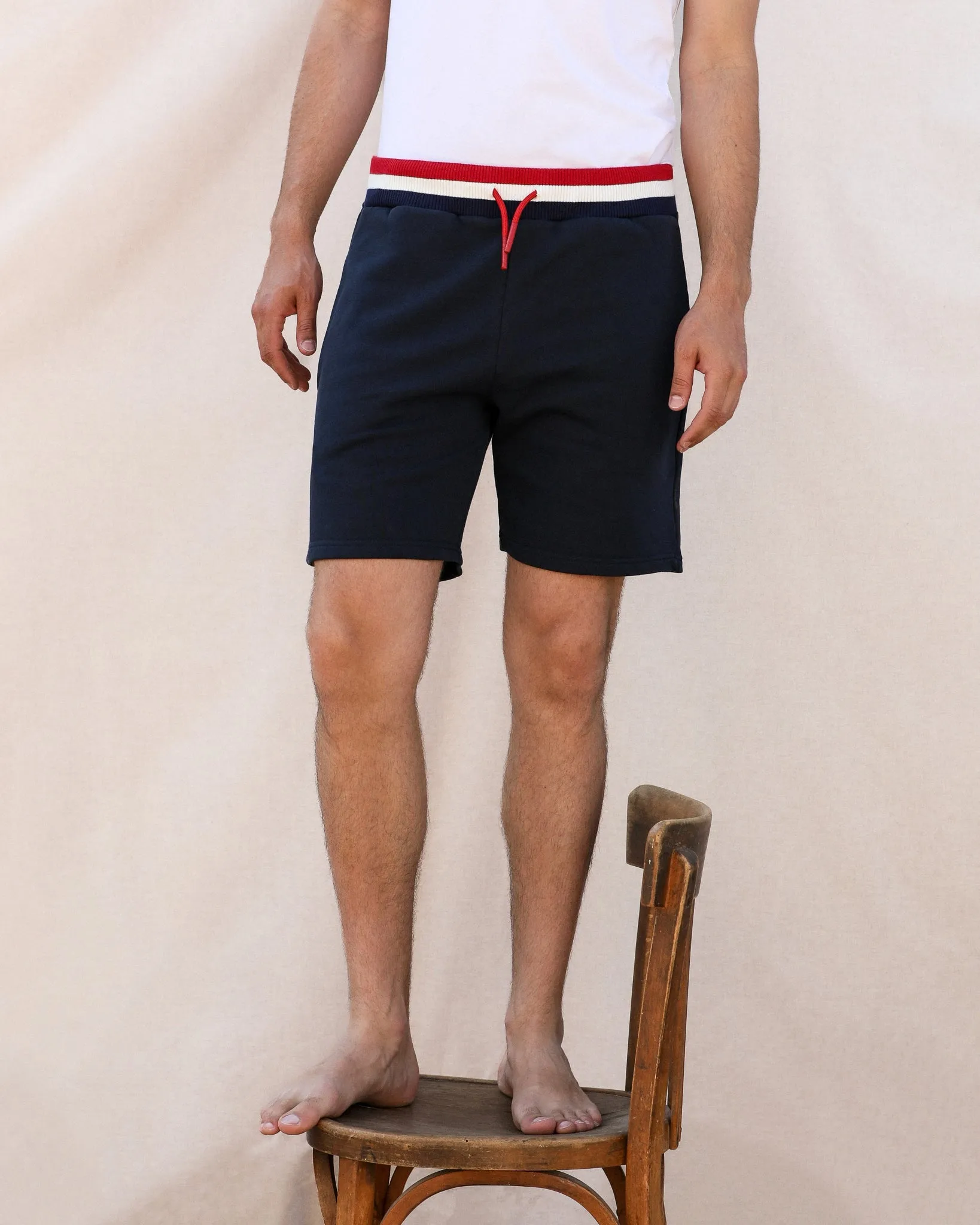 Men's navy blue shorts - Lucien