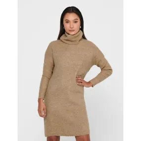 Robe col roulé jana marron femme - Only | wimod