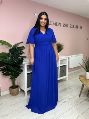 Robe de soirée 8867 bleu roi