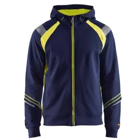 Sweat shirt à capuche haute visibilité Blaklader zippé