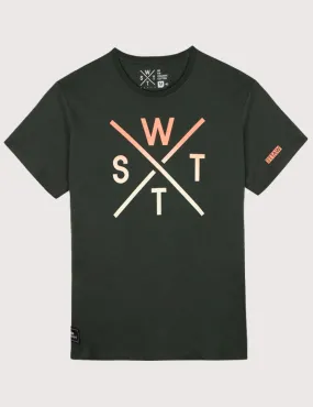 Watts - T-Shirt Manches Courtes Grand Logo Vert